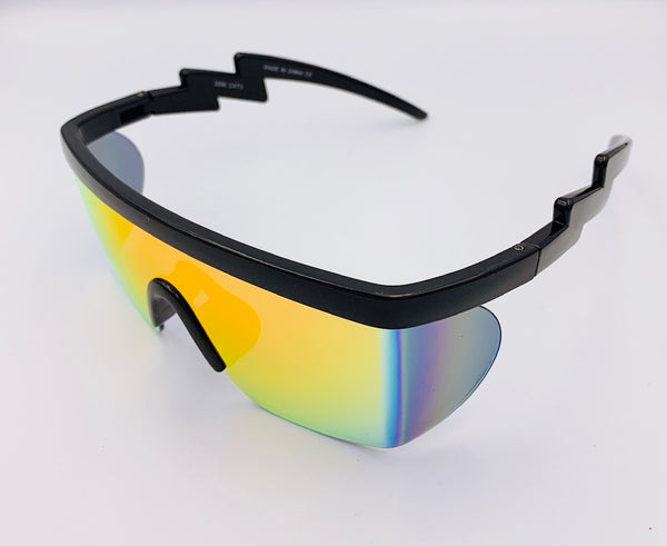 Gafas de Sol sport para la práctica de deportes extremos marca MOSCA NEGRA  modelo XTREME 01 con PATILLAS y CINTA AJUSTABLE e intercambiables