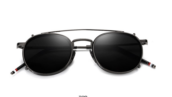 Armazon Optico Graduable con Lentes Polarizados Clip On de Sol Removib vogueti